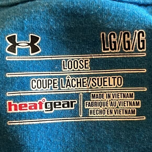 Under Armour Mens Blue Tee - Picture 4 of 6